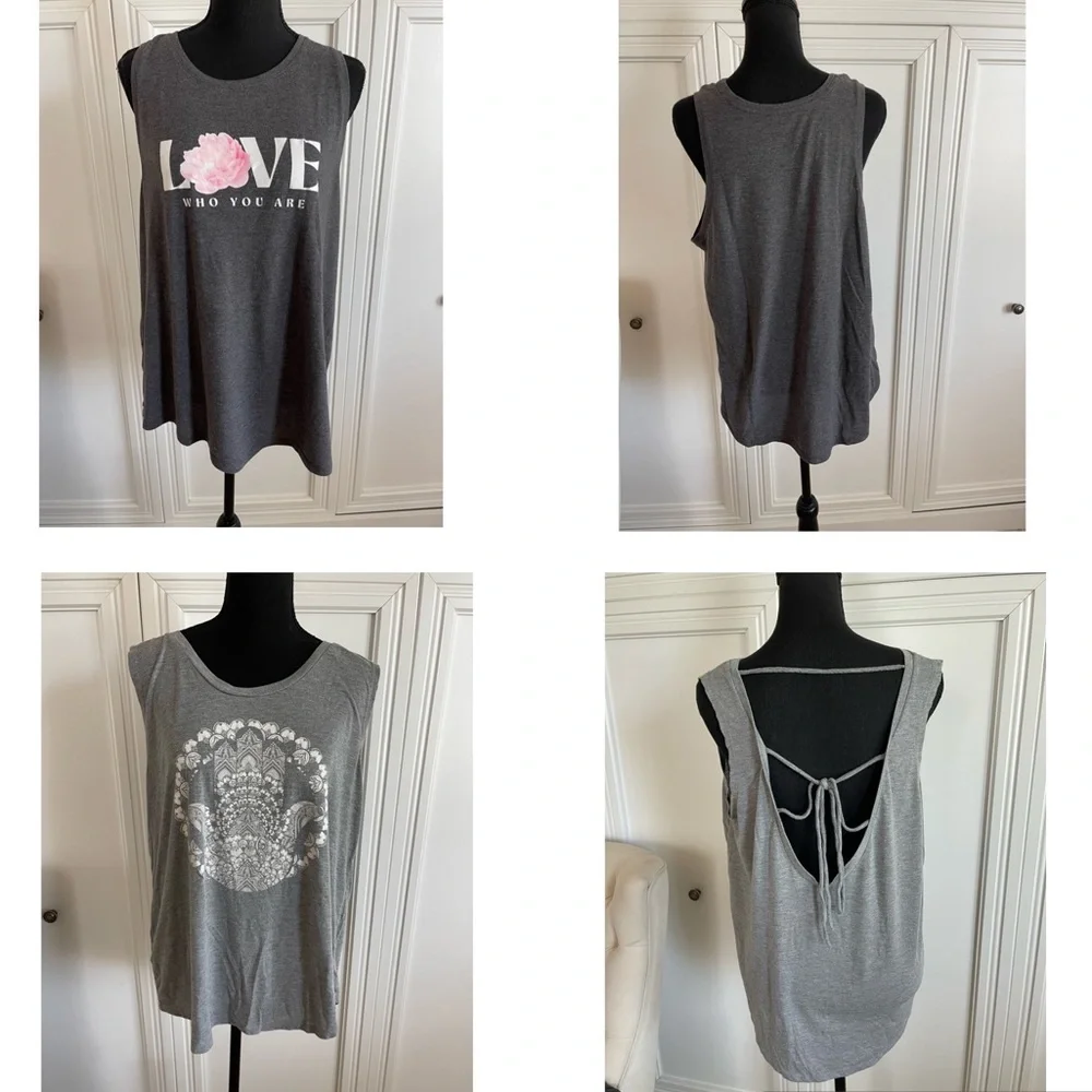 Two pack tank top lot size XL
